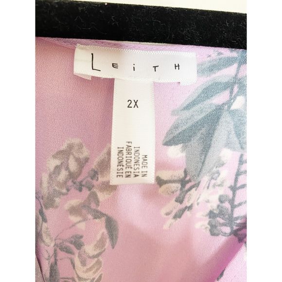 Leith Lavender Dolman Sleeve Wrap Dress - Picture 5 of 6